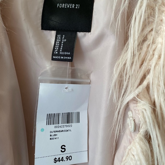 Pink Fur Jacket Forever 21 - Picture 2 of 2